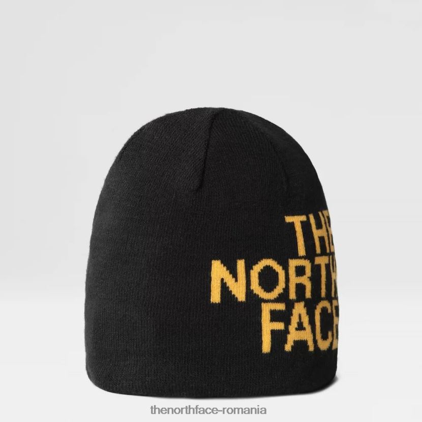 N4P80J2354 negru The North Face beanie reversibil tnf banner