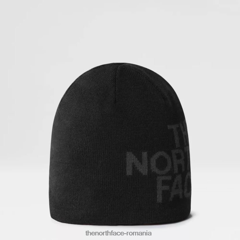 N4P80J2356 gri The North Face beanie reversibil tnf banner