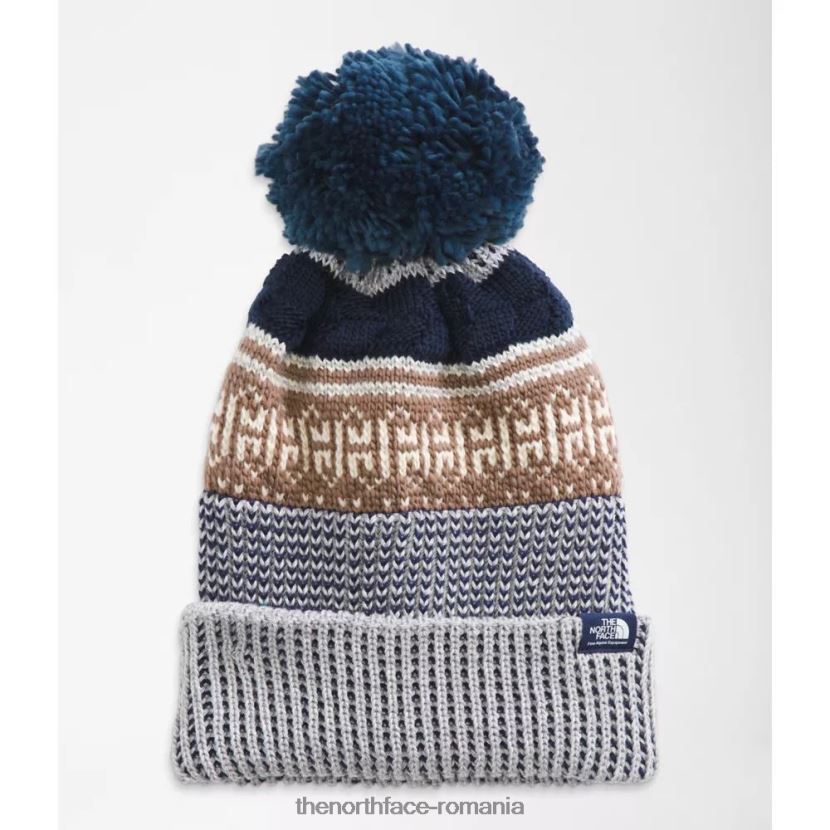 N4P80J5084 gri The North Face beanie fair isle