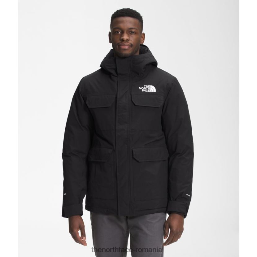 N4P80J4176 negru The North Face parka chiparos barbati