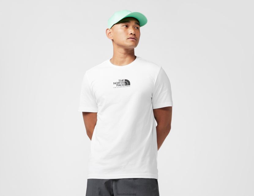 N4P80J6782 alb The North Face tricou fin alpin