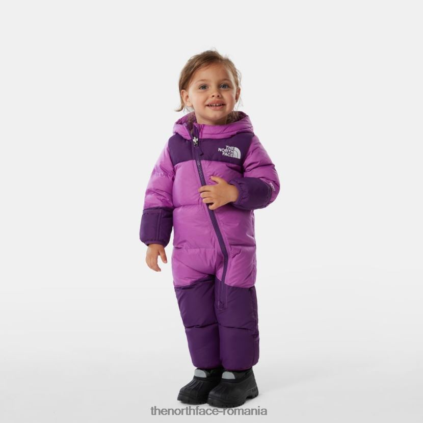 N4P80J194 violet dulce The North Face baby nuptse o bucată