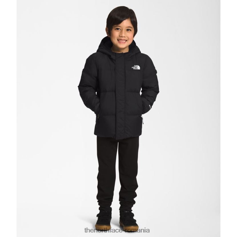 N4P80J5299 negru The North Face jachetă cu glugă pentru copii