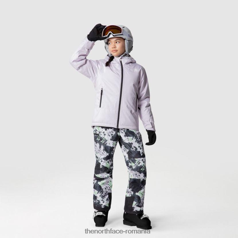 N4P80J1835 lavanda fogtop The North Face pantaloni izolati fete libertate