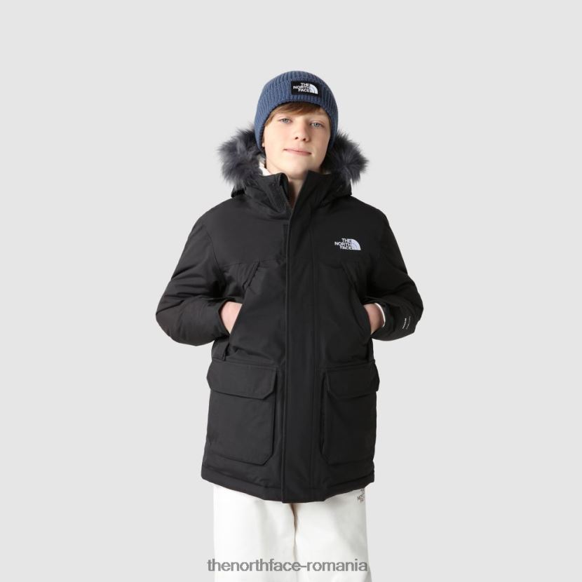 N4P80J1810 negru The North Face băieți mcmurdo parka