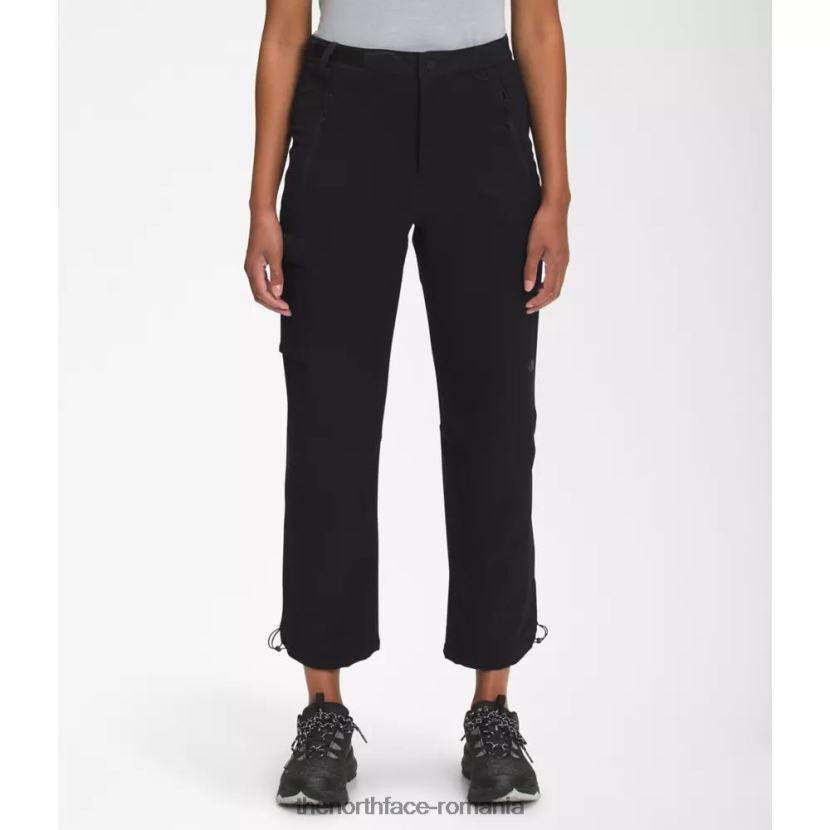 N4P80J4445 negru The North Face pantaloni bridgeway pentru femei