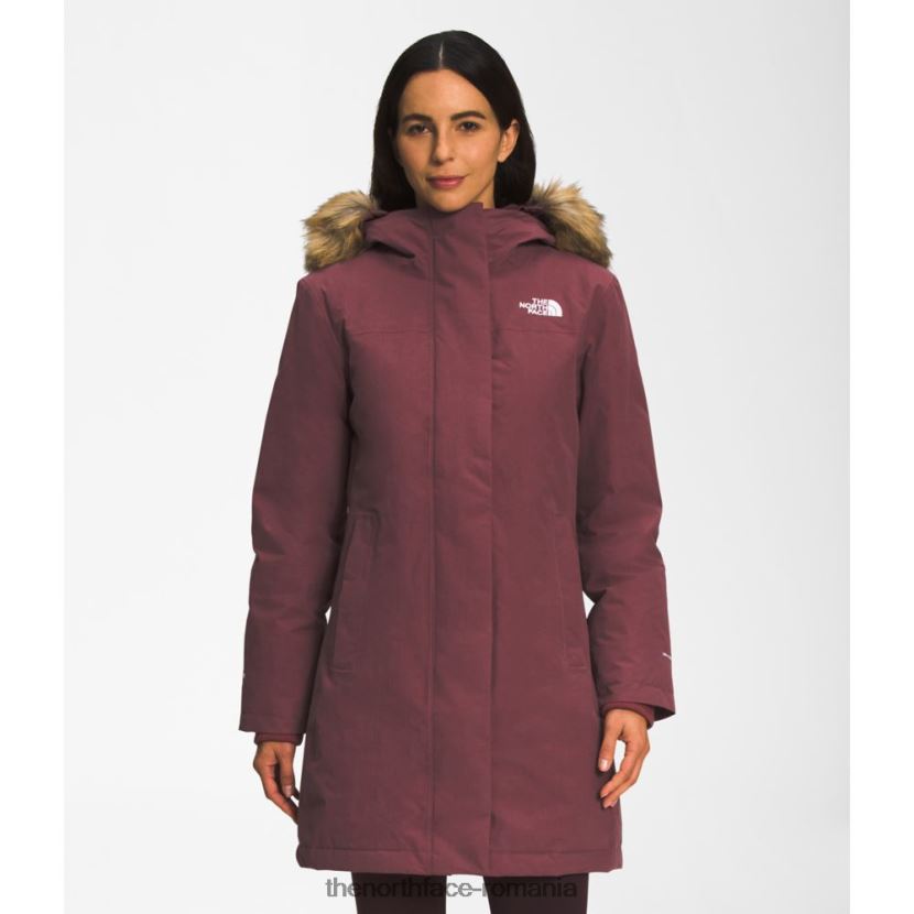 N4P80J3570 ghimbir The North Face parka arctică pentru femei