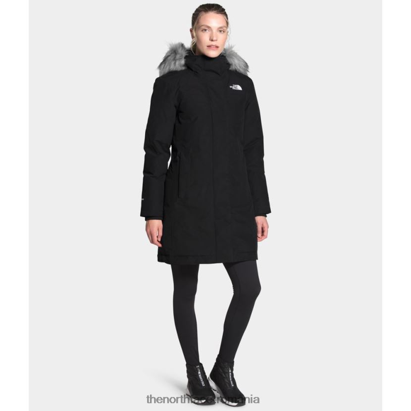 N4P80J3573 negru The North Face parka arctică pentru femei