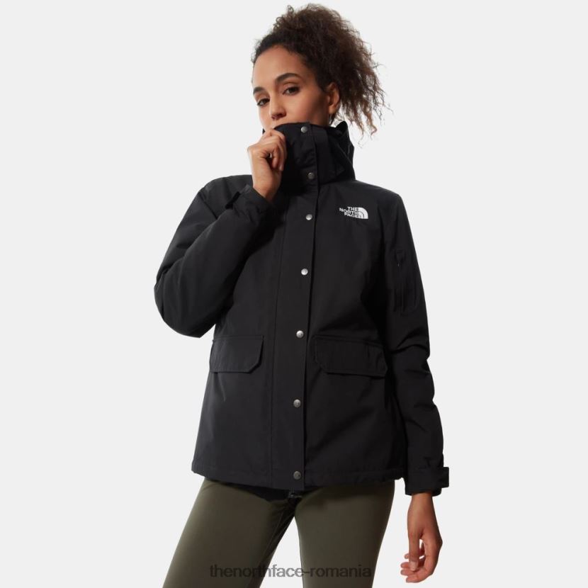 N4P80J428 negru The North Face jachetă pinecroft triclimate femei